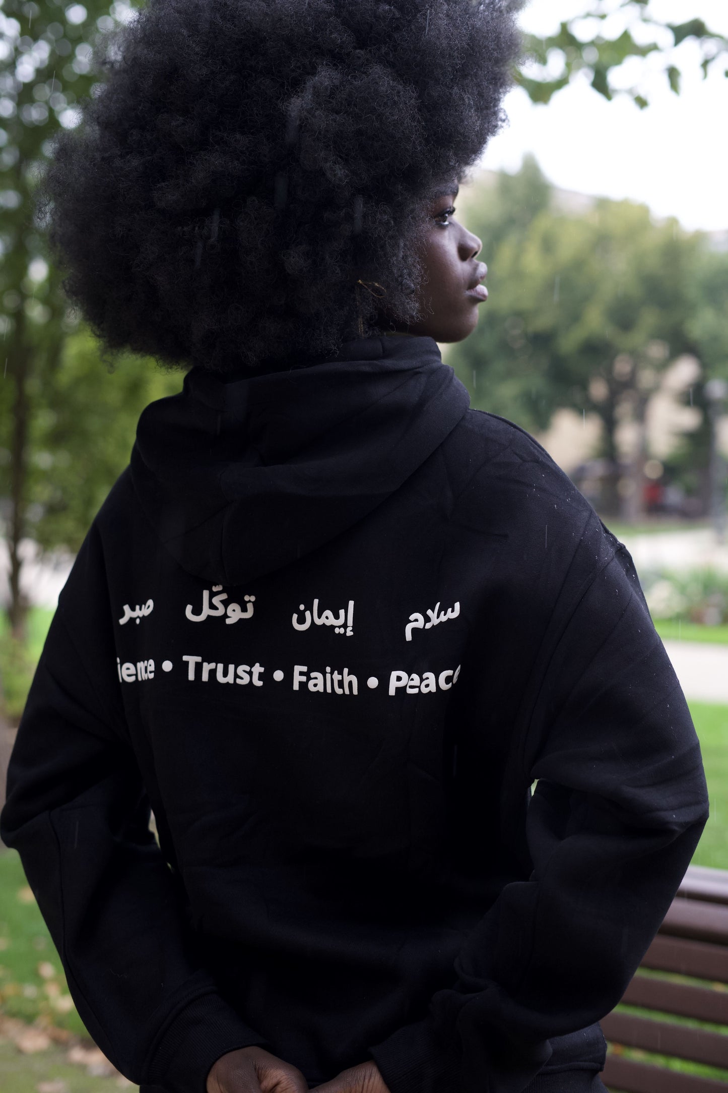 Sweat - Patience, Trust, Faith, Peace à capuche ｜Unisexe