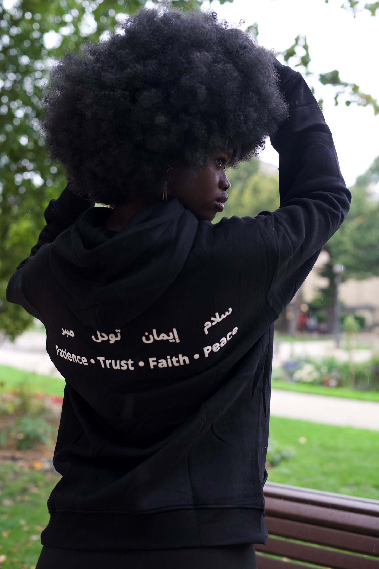 Sweat - Patience, Trust, Faith, Peace à capuche ｜Unisexe